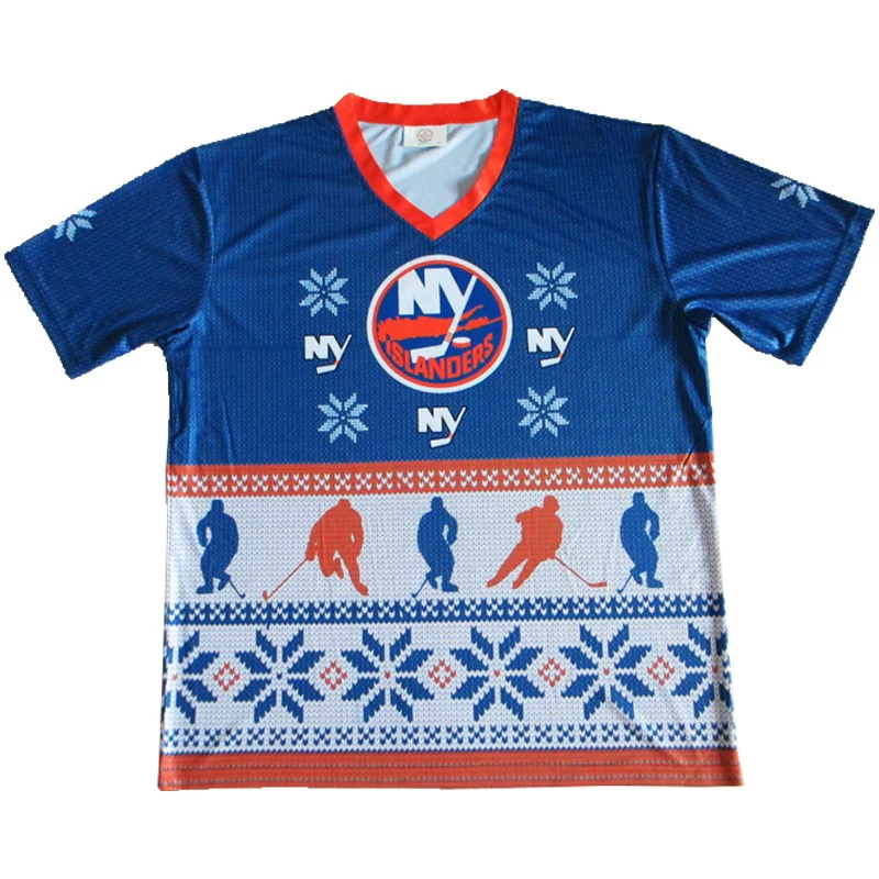 December 18, 2016 New York Islanders - Ugly Holiday T-Shirt - Stadium  Giveaway Exchange