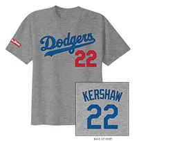 June 27, 2017 Los Angeles Dodgers - Clayton Kershaw Jersey T-Shirt -  Stadium Giveaway Exchange