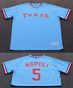 Texas Rangers on X: It's Fan Appreciation Week! RETWEET for a chance to  win this replica powder blue Napoli jersey & @MLBNetwork tote bag.  #TexasRangersForever  / X