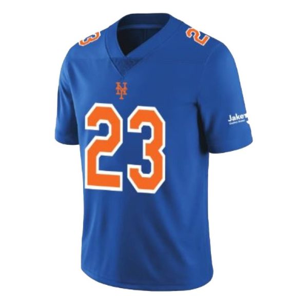 August 9 2023 New York Mets Mets Football Jersey Stadium Giveaway