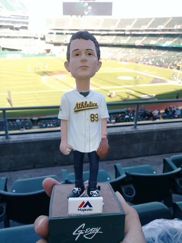 July 28, 2017 Oakland Athletics - G-Eazy Bobblehead with sound ...