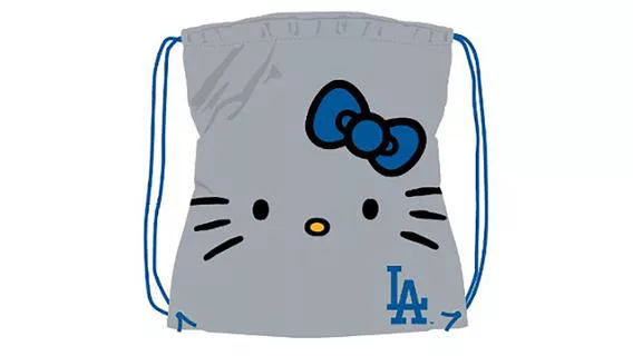 Hello Kitty Tote Bag Los Angeles Dodgers