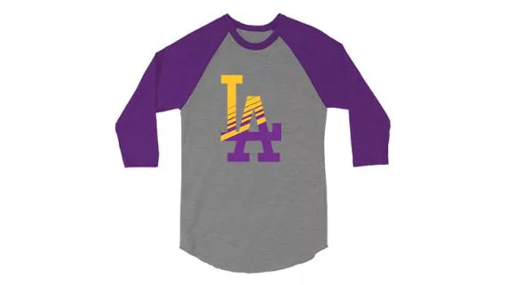 August 15, 2018 Los Angeles Dodgers - Lakers Night Shirt - Stadium Giveaway  Exchange
