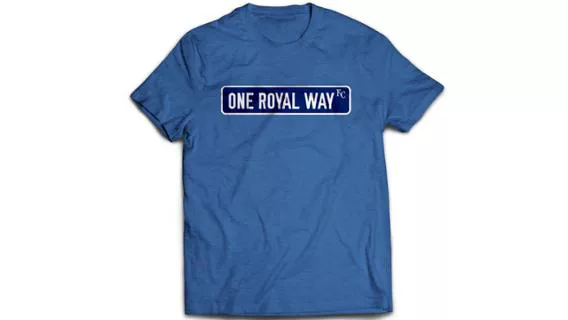 Kansas City Royals T Shirt Tuesday Size XL ONE ROYAL WAY