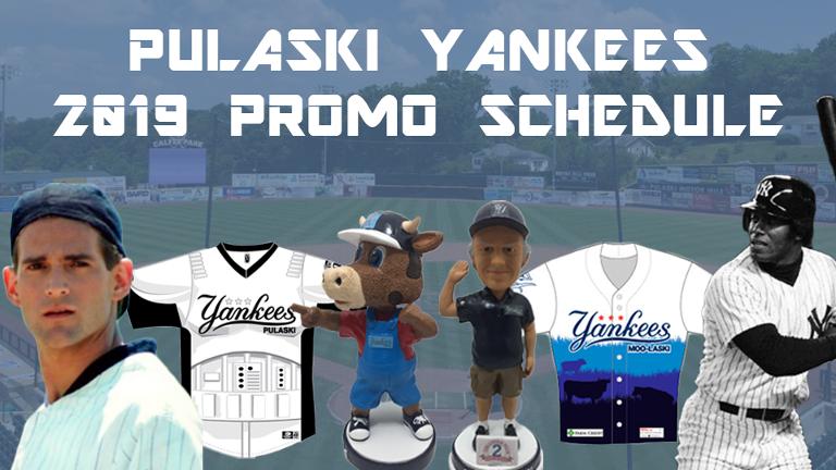 Pulaski Yankees 2019 Promotional Stadium Giveaways - Stadium Giveaway  Exchange
