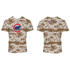 May 26, 2019 Chicago Cubs - Camo Athletic Shirt - Stadium Giveaway Exchange
