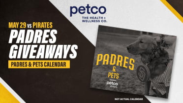 May 29, 2022 San Diego Padres - Pets Calendar - Stadium Giveaway Exchange