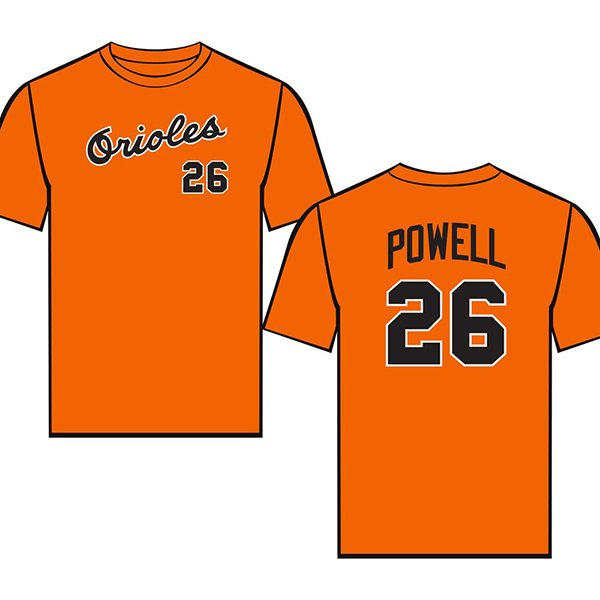 April 1, 2022 Baltimore Orioles - Boog Powell Jersey T-Shirt (Spring  Training) - Stadium Giveaway Exchange