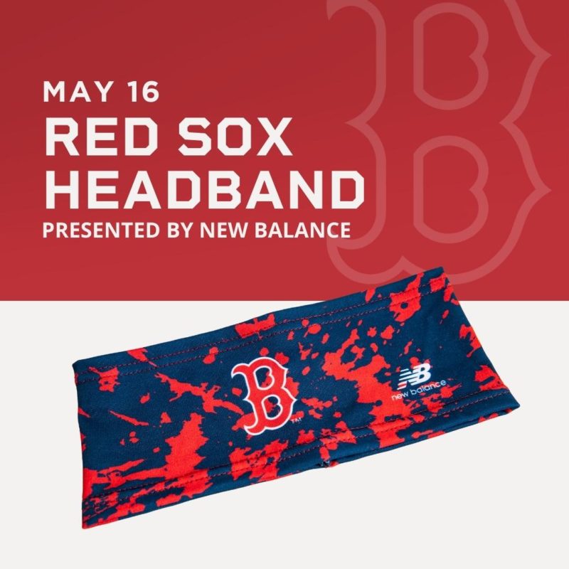 May 16, 2022 Boston Red Sox - Headband - Stadium Giveaway Exchange
