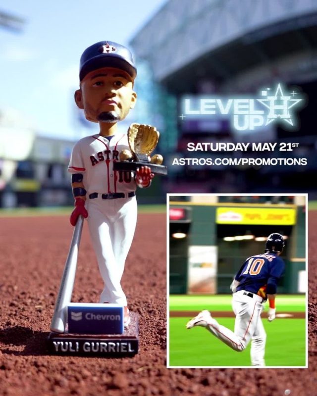 HOUSTON ASTROS BOBBLEHEAD OF THE MONTH - Yuli Gurriel “Pina Power” for Sale  in Porter, TX - OfferUp