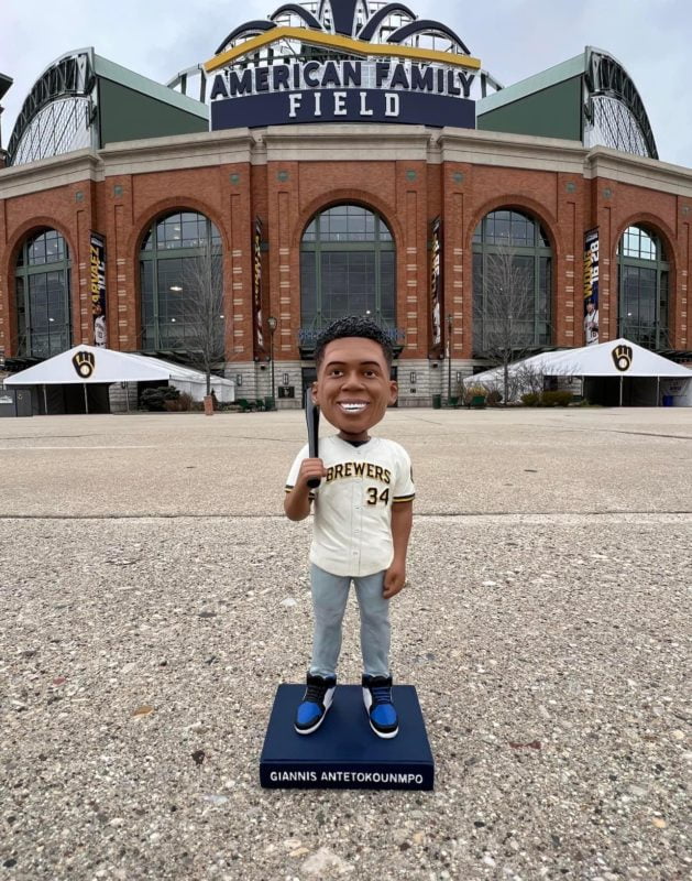 The Brewers X Giannis crossover you - Milwaukee Brewers