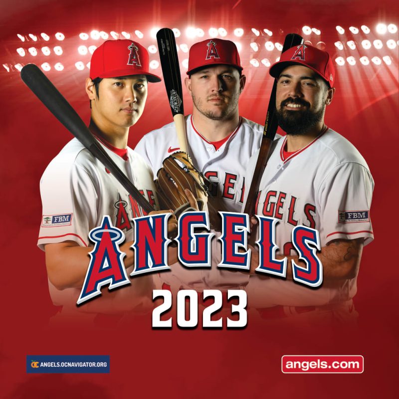 April 7 2023 Los Angeles Angels 2023 Wall Calendar Stadium