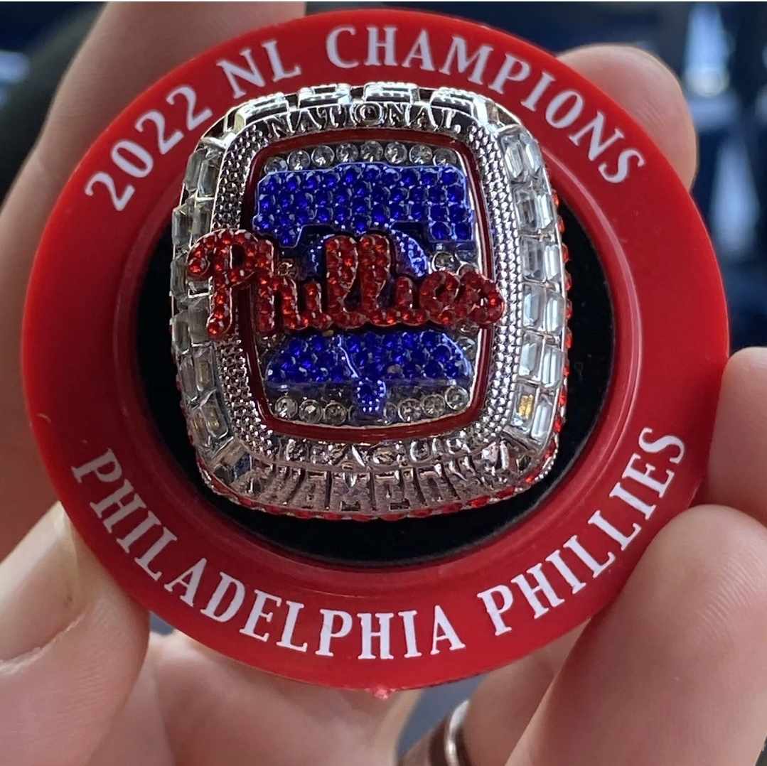 July 15, 2023 Philadelphia Phillies - Bryce Harper 2022 NL Champions  Replica Ring - Stadium Giveaway Exchange