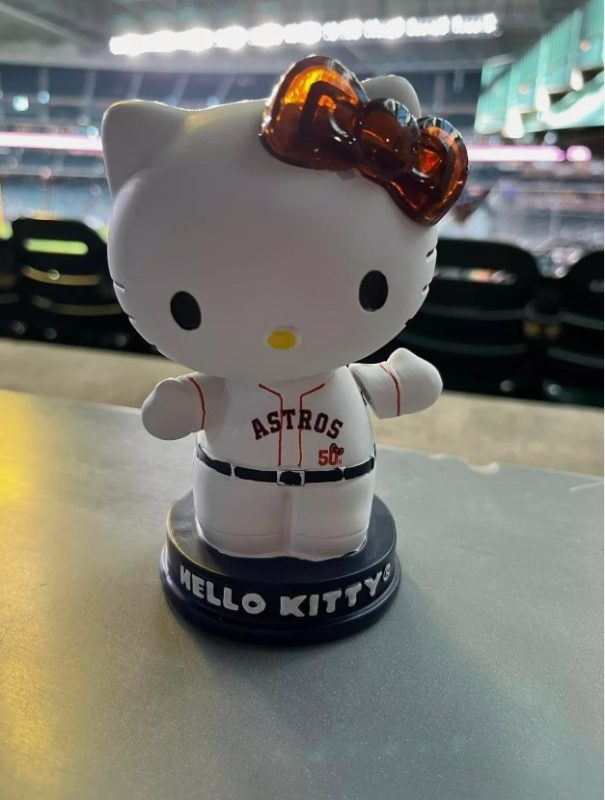 May 14, 2024 Houston Astros Hello Kitty Bobblehead Stadium Giveaway